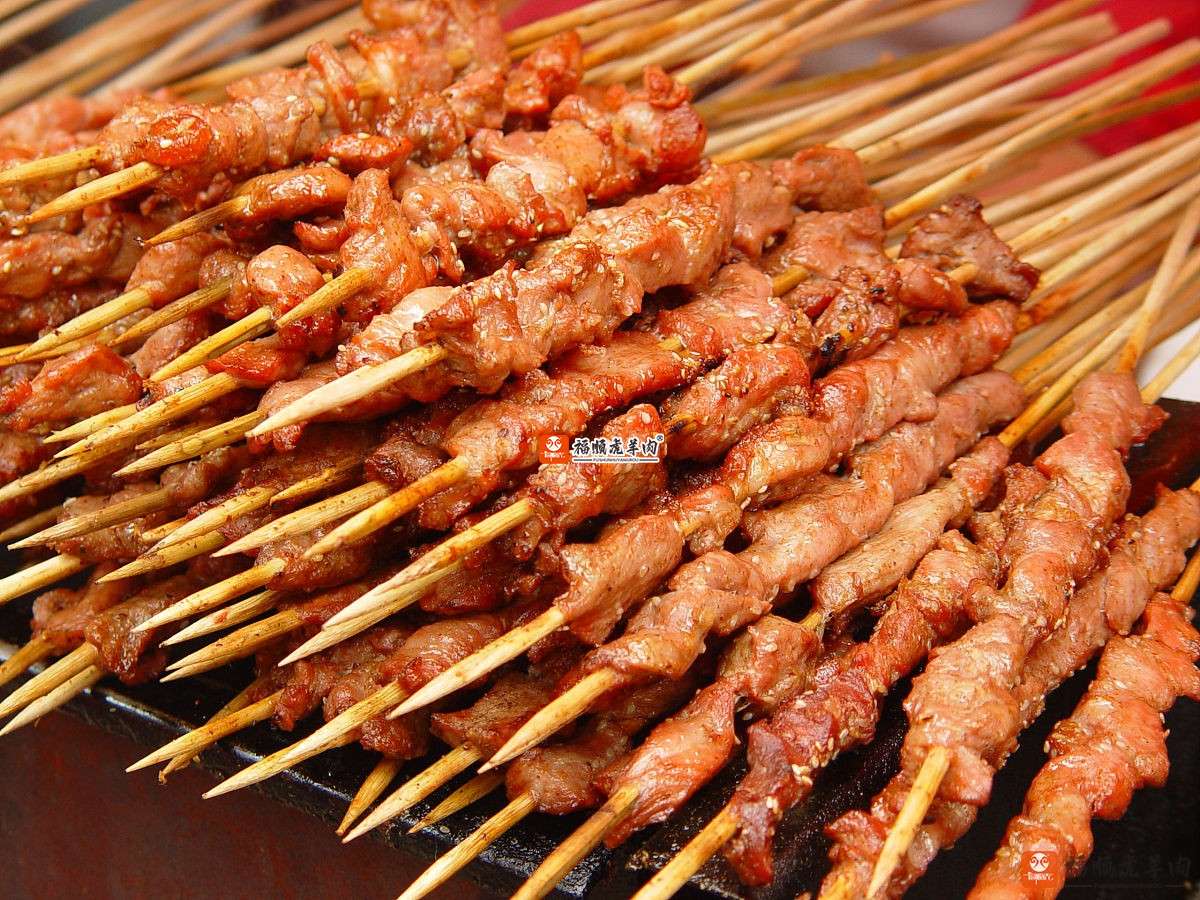 鲜羊肉串  1746 马店羊肉老四牌楼店